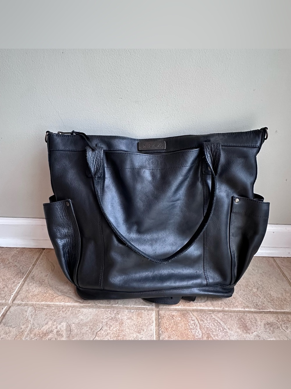 Nena & Co. The Perfect Bag (TPB) Large Black Leather
